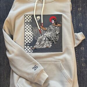 Gray Graphic Hoodie